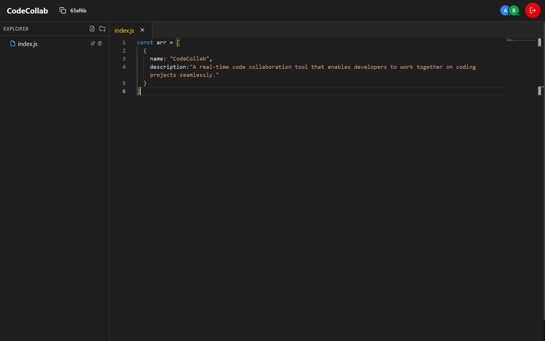 CodeCollab- A Real-time Code Collaboration Tool